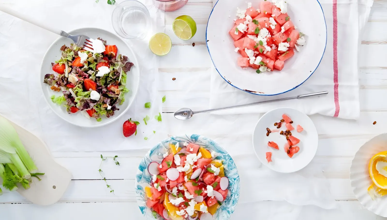 Frissítő nyári saláták tippek